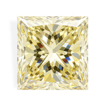 Yellow Diamond (VS1) (Princess 5 mm) 0.62 ctw