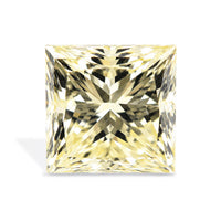 Yellow Diamond (VS2) (Princess 5.5 mm) 1.02 ctw