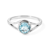 Simulated Yellow Diamond Solitaire Ring in Sterling Silver (Size 8.0) 2.15 ctw
