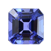 Certified and Appraised Asscher Cut AAAA Tanzanite (Sqr Free Size) 13.00 ctw 8699588