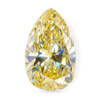 Yellow Diamond (VS2) (Pear 5x4mm) 0.53 ctw