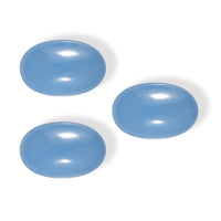 AA Light Blue Color Jade Set of 3 (Ovl 6x4 mm) 1.52 ctw