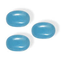 Light Blue Color Jade Set of 3 (Ovl 7x5 mm) 3.05 ctw