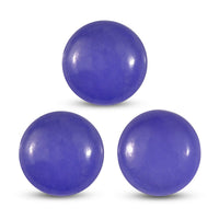 Purple Jade Set of 3 (Rnd 6 mm) 2.84 ctw