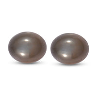 AA Grey Moonstone Set of 2 (Ovl 11x9 mm) 5.96 ctw