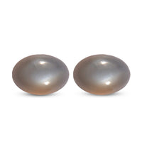 Grey Moonstone Set of 2 (Ovl 7x5 mm) 1.52 ctw