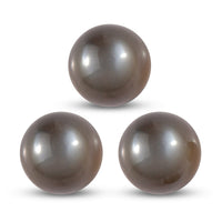 Grey Moonstone Set of 3 (Rnd 7 mm) 4.06 ctw