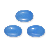 AA Light Blue Color Jade Set of 3 (Ovl 6x4 mm) 1.68 ctw