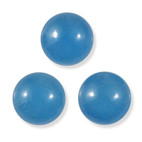 Light Blue Color Jade Set of 3 (Rnd 6 mm) 3.40 ctw
