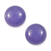 Purple Jade Set of 2 (Rnd 10 mm) 9.01 ctw