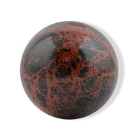 Obisidian Mahogany Sphere