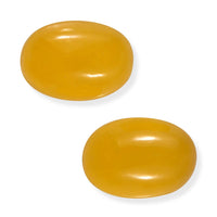 Yellow Jade Set of 2 (Ovl 7x5 mm) 1.98 ctw