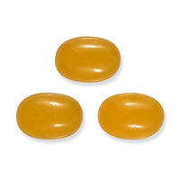 Yellow Jade Set of 3 (Ovl 7x5 mm) 2.82 ctw