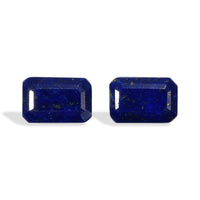 AA Lapis Lazuli Set of 2 (Oct 6x4 mm) 0.83 ctw