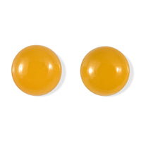 Yellow Jade Set of 2 (Rnd 5 mm) 1.28 ctw