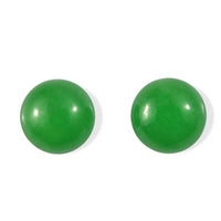 Green Jade Set of 2 (Rnd 6 mm) 1.67 ctw