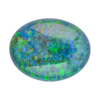Australian Black Ridge Opal Triplet Oval 9x7 Faceted Cut 4A 3.00 ctw 8701877