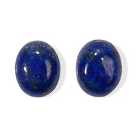Lapis Lazuli Set of 2 (Ovl 5x4 mm) 0.67 ctw