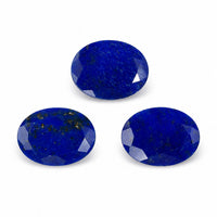Lapis Lazuli Set of 3 (Ovl 8x6 mm) 1.46 ctw