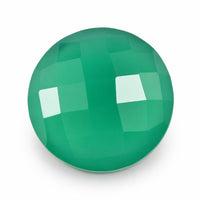 Green Onyx (Rnd 12 mm) 5.05 ctw