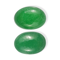 Green Jade Set of 2 (Ovl 7x5 mm) 1.95 ctw