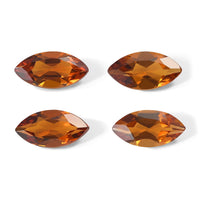 Santa Ana Madeira Citrine Set of 4 (Mrq 5x2.5 mm) 0.45 ctw