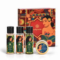 Ashpveda Mandakini Green Tea & Gotukola Hair Wash / Green Tea & Gotukola Hair Conditioner / Virgin Coconut Oil / Ultra Hydration Radiance Day Cream 12 g / 0.42 oz