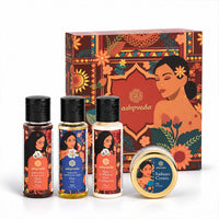 Ashpveda Nature''s Purest Bhringraj & Shikakai Hair Wash / Bhringraj & Shikakai Hair Conditioner / Bhringraj Hair Oil / Ultra Hydration Radiance Day Cream 12 g / 0.42 oz