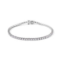 EverTrue Moissanite Tennis Bracelet in Platinum Bond (6.50 In) 5.50 ctw