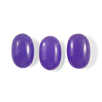 Purple Jade Set of 3 (Ovl 6x4 mm) 1.76 ctw