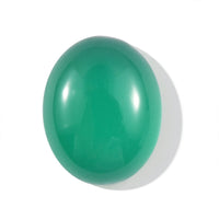 Green Onyx (Ovl 11X9 mm) 3.30 ctw