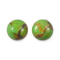 AA Green Turquoise Set of 2 (Rnd 6 mm) 1.67 ctw