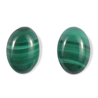 Malachite Set of 2 (Ovl 7x5 mm) 2.30 ctw