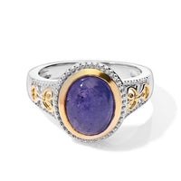 EverTrue Tanzanite 3.75 ctw Solitaire Ring in 18K YG Plated and Platinum Bond (Size 10.0)