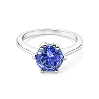 Tanzanite 2.60 ctw Ring in Sterling Silver (Size 7.0)