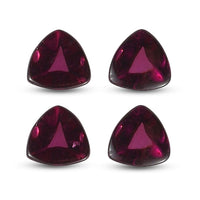 AAA Orissa Rhodolite Garnet Set of 4 (Tril 4.75 mm) 2.26 ctw
