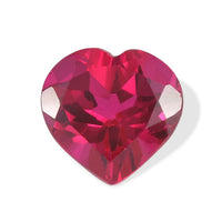 Lab Created Ruby (Hrt 10 mm) 3.60 ctw