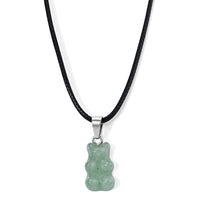 Tigers Eye 15.00 ctw Pendant in Stainless Steel with Cord Necklace (Adjustable)