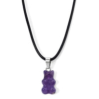 Tigers Eye 15.00 ctw Pendant in Stainless Steel with Cord Necklace (Adjustable)