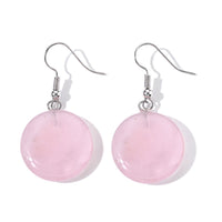 Galilea Rose Quartz 25.00 ctw Earrings in Silvertone