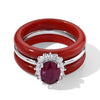 Dyed Red Jade
