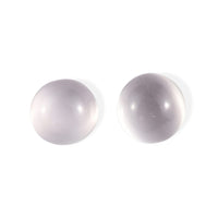White Moonstone Set of 2 (Rnd 5 mm) 1.01 ctw