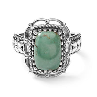 D''Joy Artisan Crafted Premium Tahoe Nevada Turquoise 4.00 ctw Ring in Sterling Silver (Size 7.0)
