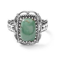 D''Joy Artisan Crafted Premium Tahoe Nevada Turquoise 4.00 ctw Ring in Sterling Silver (Size 7.0)