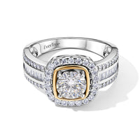 EverTrue Moissanite (Rnd 6.5mm) Ring in Platinum Bond (Size 10.0) 1.75 ctw