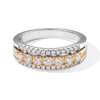 EverTrue Moissanite Ring in Platinum Bond (Size 10.0) 0.80 ctw