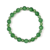 Green Aventurine 110.00 ctw Beaded Stretch Bracelet