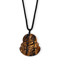 Yellow Tigers Eye 70.00 ctw Seahorse Pendant with Hand Woven Cord Necklace (26 Inches)