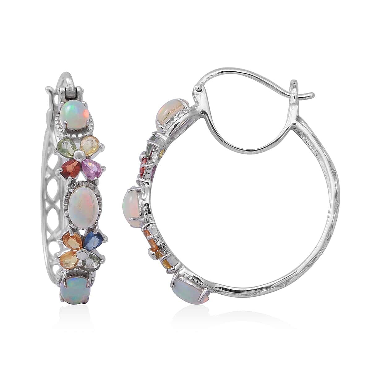 ethiopian-welo-opal-and-multi-sapphire-inside-out-hoop-earrings-in-platinum-over-sterling-silver-8.20-grams-6.50-ctw/p/8716012.html