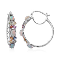 ethiopian-welo-opal-and-multi-sapphire-inside-out-hoop-earrings-in-platinum-over-sterling-silver-8.20-grams-6.50-ctw/p/8716012.html